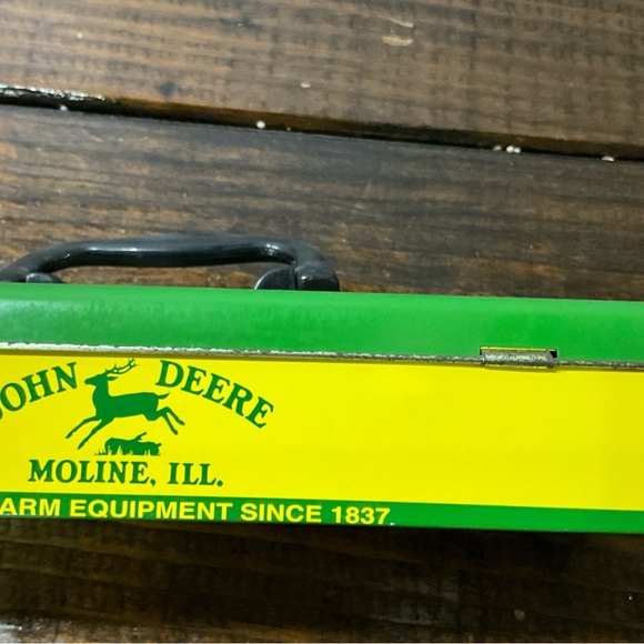 John Deere Metal Toy Tool Box with Tools with Latch - Picture 13 of 15